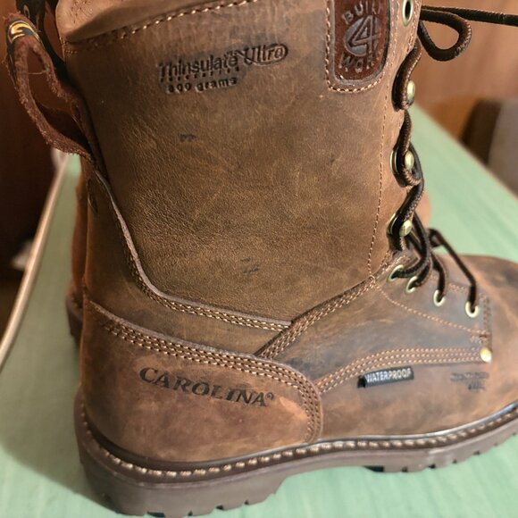 NEW Mens Carolina CA9528 Composite Toe Waterproof Insulated Boots 9 3E - Picture 7 of 13